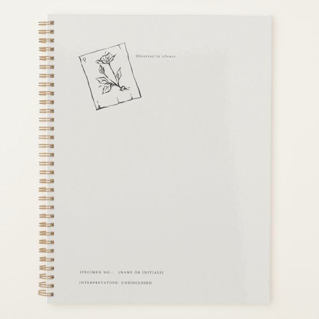 Agenda Pressed Rose- Regency Correspondence (Frente)