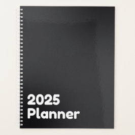 Agenda Preto Minimalista 2025