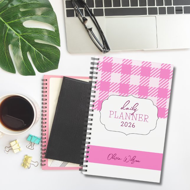 Agenda Pretty Cute Pink Feminine Girly  (Criador carregado)