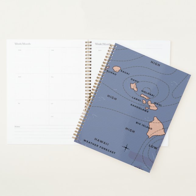 Agenda Previsão do tempo retrô do Havaí (Exibição)