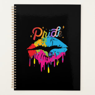 Agenda Pride Rainbow Lips LGBTQ Dripping Lips