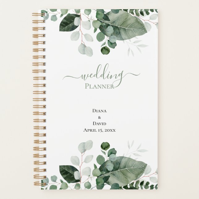 Agenda PRIMAVERA BEAUTY BOTANICAL GREENERY - Planner de C (Frente)