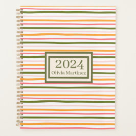 Agenda Primavera de Pastel com Planner Personalizado