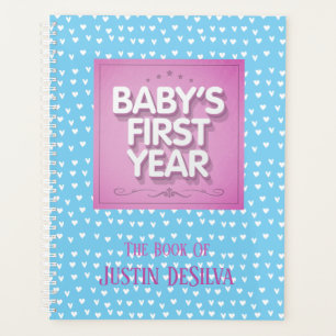 Agenda Primeiro ano do bebê personalizado