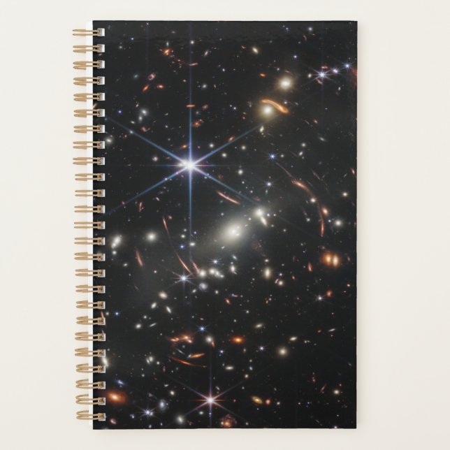Agenda Primeiro Campo Profundo do Universo da Web James (Frente)