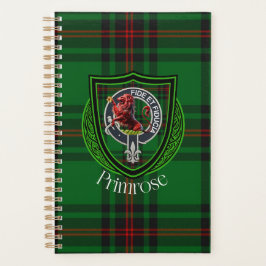 Agenda Primrose Scottish Clan Tartan & Crest