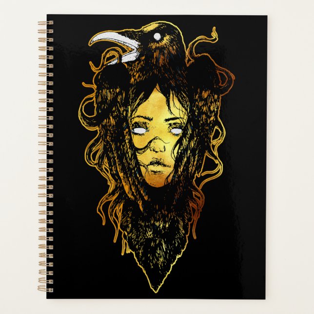 Agenda Princesa Embriagada por um Corvo (Frente)