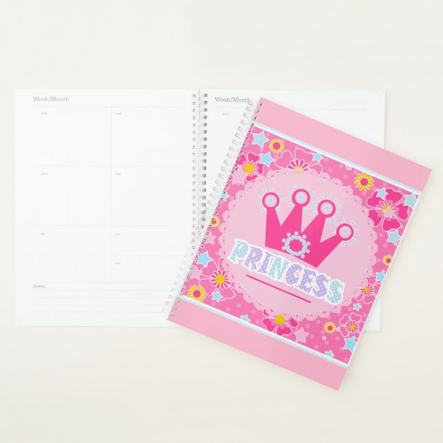 Agenda Princesa, rosa (Exibição)