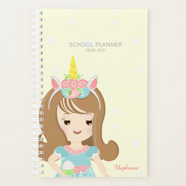 Agenda Princesa Unicorn (Frente)