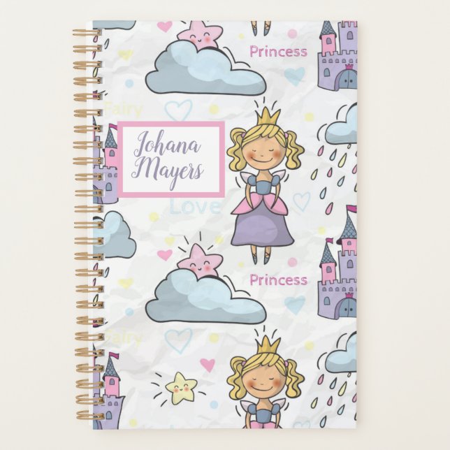 Agenda Princess planner Princess castle girl notebook (Frente)