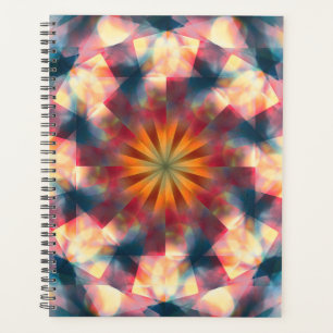 Agenda Prismático Caleidoscópico Psicodélico Mandala