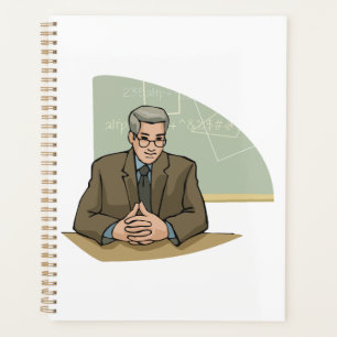 Agenda Professor Acadêmico Masculino Educador Professor