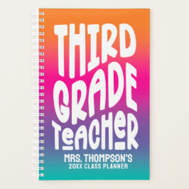 Agenda Professor Colorido do 3º Grau