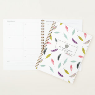 Agenda Professor de Apple Feather Boho