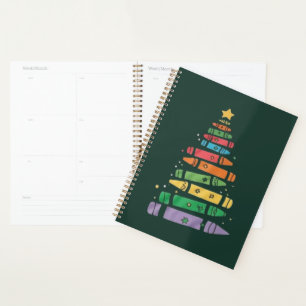 Agenda Professor de Natal Árvore de Giz Luzes de Natal Fo