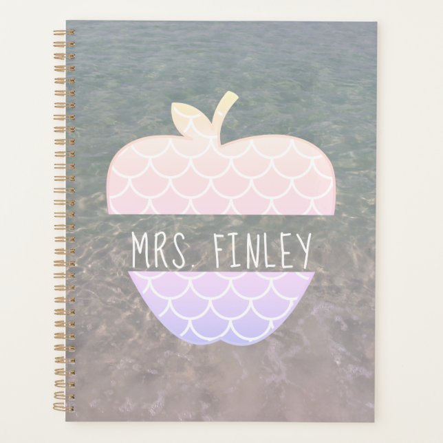 Agenda Professor de Oceano Apple Mermaid (Frente)