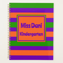 Agenda Professor/Estudante Colorido de Ensino Gelado