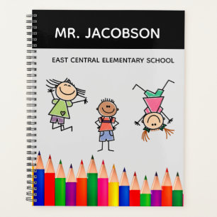 Agenda Professor Personalizado da Escola Elementar
