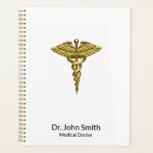 Profissional de Caduco Dourado Médico do precioso