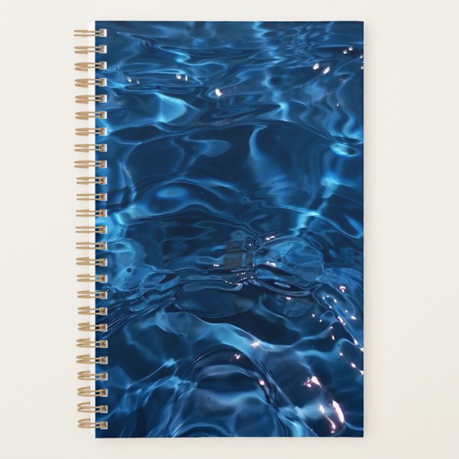 Agenda Profundidades do Azure: um estudo sobre luz e ondu (Frente)