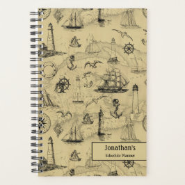 Agenda Programação Semanal Personalizada da Vintagem Náut