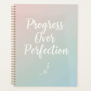 Agenda Progresso Sobre Perfeição – Caderno Motivacional M