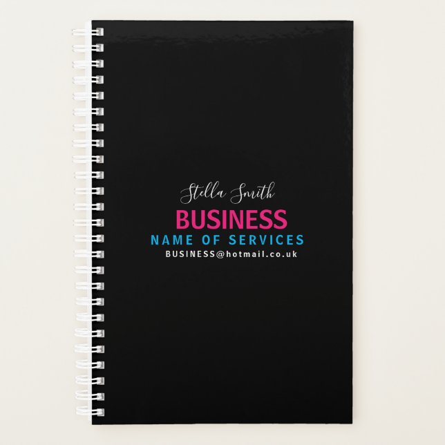 Agenda Projetista de serviços comerciais profissional e e (Frente)