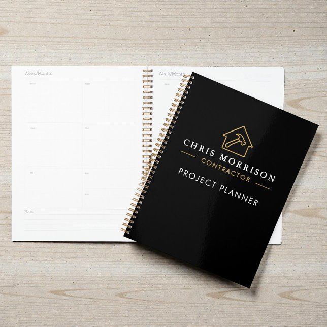 Agenda Projeto de Construção Black Gold (Criador carregado)