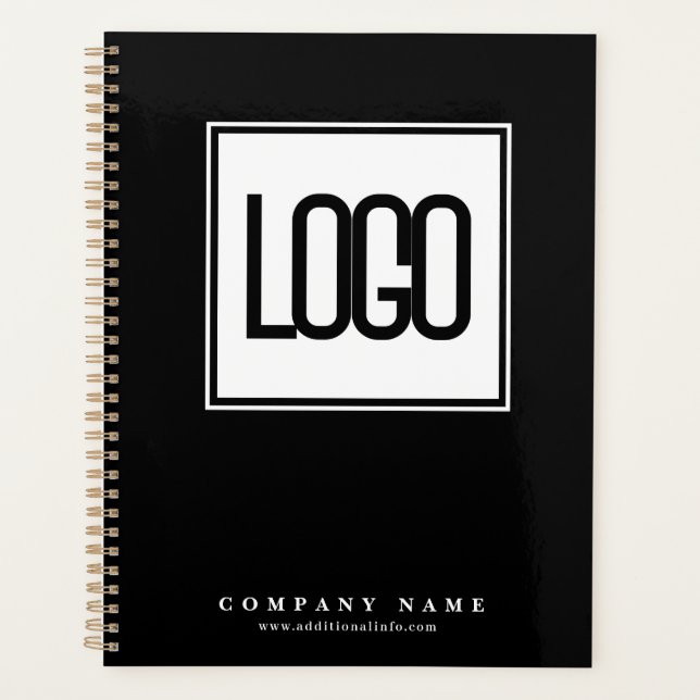 Agenda Promocional de logotipo comercial personalizado (Frente)