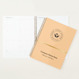Agenda Promocional de texto e logotipo personalizado mini