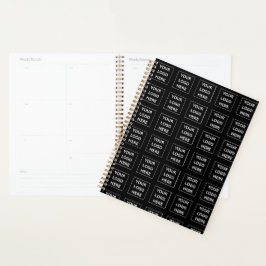 Agenda Promocional de texto e logotipo personalizado mini