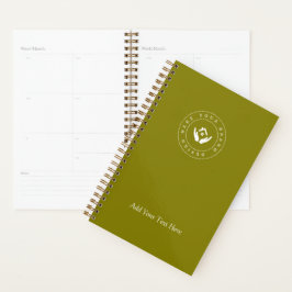 Agenda Promocional de texto e logotipo personalizado mini