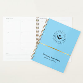 Agenda Promocional de texto e logotipo personalizado mini
