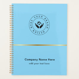 Agenda Promocional de texto e logotipo personalizado mini