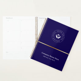 Agenda Promocional de texto e logotipo personalizado mini