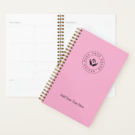 Agenda Promocional de texto e logotipo personalizado mini