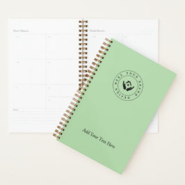 Agenda Promocional de texto e logotipo personalizado mini