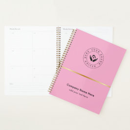 Agenda Promocional de texto e logotipo personalizado mini