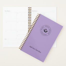 Agenda Promocional de texto e logotipo personalizado mini