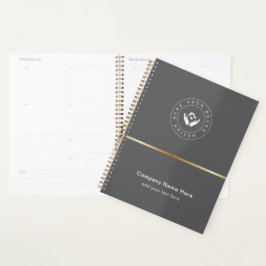 Agenda Promocional de texto e logotipo personalizado mini