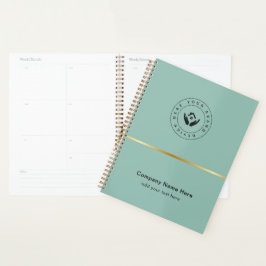 Agenda Promocional de texto e logotipo personalizado mini