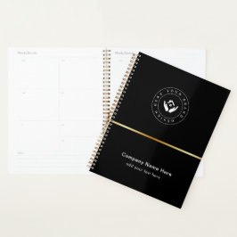 Agenda Promocional de texto e logotipo personalizado mini