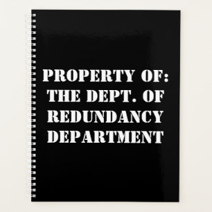 Agenda Propriedade do Departamento de Redundância