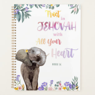 Agenda Proverb 3:6 Confie em Jeová com todo seu coração 