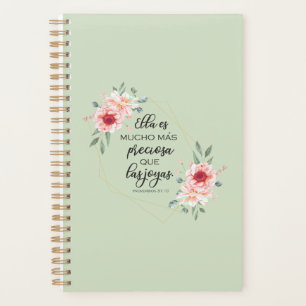 Agenda Proverbios versais da bíblia espanhola 31:10