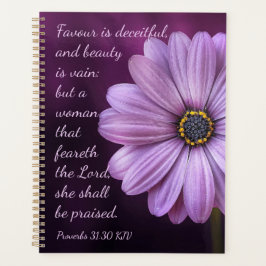 Agenda Proverbs 31:30 - Uma mulher que teme o Senhor