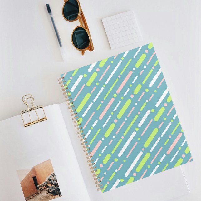 Agenda Prussian Blue Line Pattern Planner (Criador carregado)
