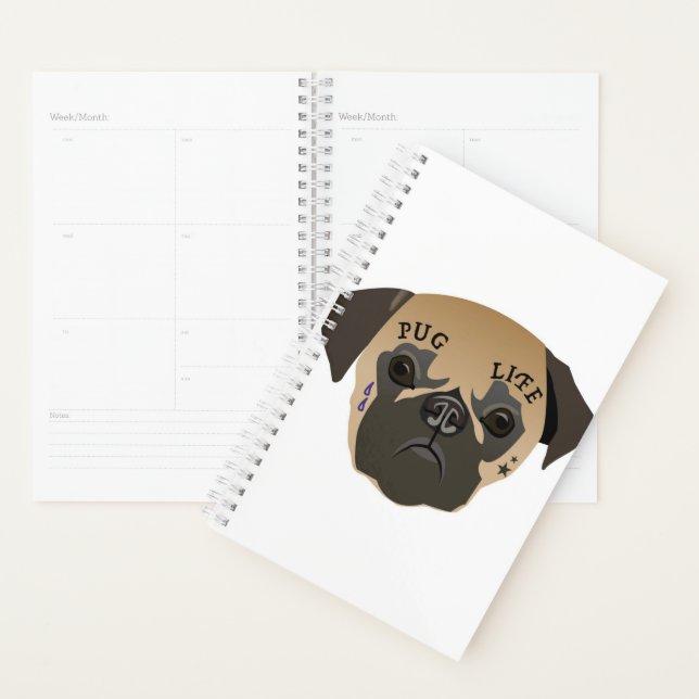 Agenda Pug Lovers | Vida útil cúbica (Exibição)