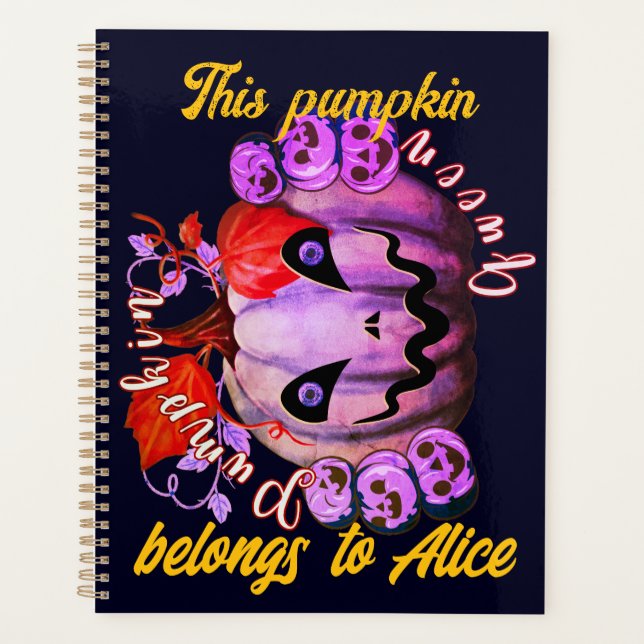 Agenda Pumpkin Queen (Frente)