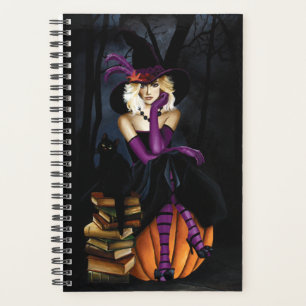 Agenda Pumpkin Roxo da Bruxa Loura